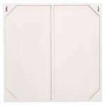 ΠΙΝΑΚΑΣ ΤΕΤΡΑΓΩΝΟΣ ΣΕΙΡΑ SANTORINI HM4507 MDF ΣΕ ΥΠΟΛΕΥΚΟ ΧΡΩΜΑ 80x4(πάχος)x80Υεκ.