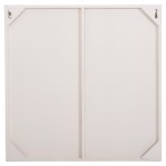 ΠΙΝΑΚΑΣ ΤΕΤΡΑΓΩΝΟΣ ΣΕΙΡΑ SANTORINI HM4508 MDF ΣΕ ΥΠΟΛΕΥΚΟ ΧΡΩΜΑ 80x4(πάχος)x80Υεκ.