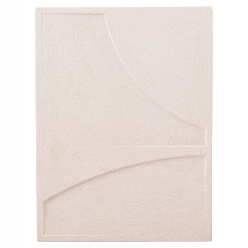 ΠΙΝΑΚΑΣ ΟΡΘΟΓΩΝΙΟΣ ΣΕΙΡΑ SANTORINI HM4509 MDF ΥΠΟΛΕΥΚΟ ΧΡΩΜΑ 60x4(πάχος)x80Υεκ.