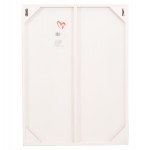 ΠΙΝΑΚΑΣ ΟΡΘΟΓΩΝΙΟΣ ΣΕΙΡΑ SANTORINI HM4509 MDF ΥΠΟΛΕΥΚΟ ΧΡΩΜΑ 60x4(πάχος)x80Υεκ.