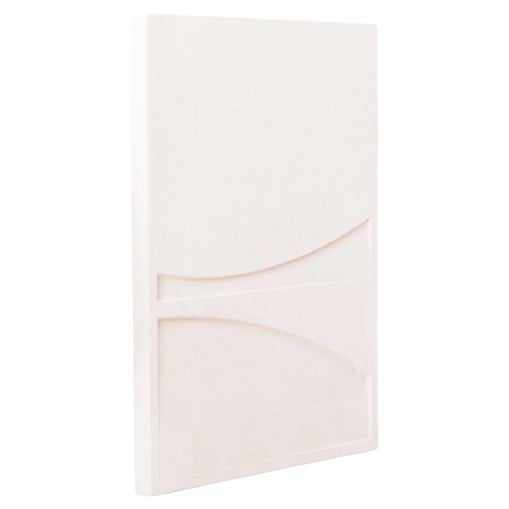 ΠΙΝΑΚΑΣ ΟΡΘΟΓΩΝΙΟΣ ΣΕΙΡΑ SANTORINI HM4510 MDF ΣΕ ΥΠΟΛΕΥΚΟ ΧΡΩΜΑ 60x4(πάχος)x80Υεκ.