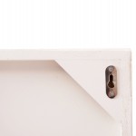 ΠΙΝΑΚΑΣ ΟΡΘΟΓΩΝΙΟΣ ΣΕΙΡΑ SANTORINI HM4510 MDF ΣΕ ΥΠΟΛΕΥΚΟ ΧΡΩΜΑ 60x4(πάχος)x80Υεκ.