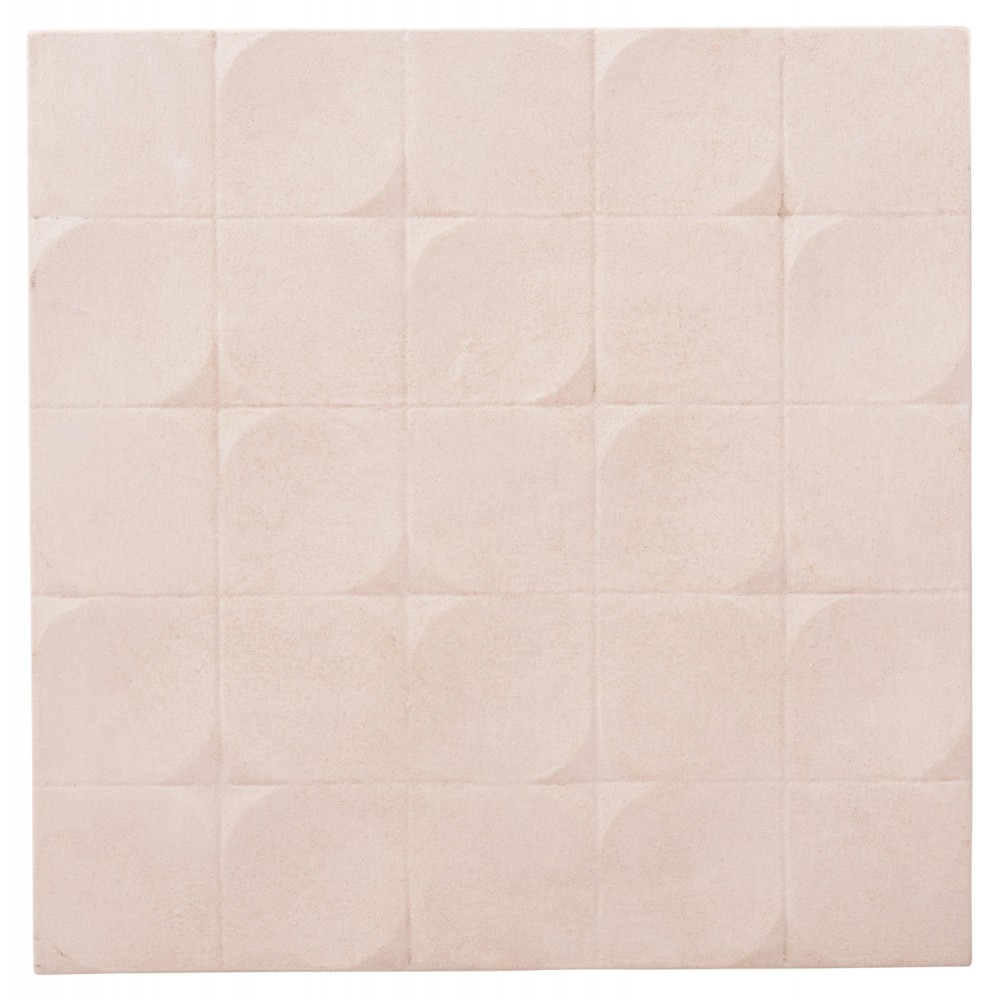 ΠΙΝΑΚΑΣ ΤΕΤΡΑΓΩΝΟΣ ΣΕΙΡΑ SANTORINI HM4516 MDF ΣΕ ΥΠΟΛΕΥΚΟ ΧΡΩΜΑ 80x4,5(πάχος)x80Υεκ.