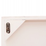 ΠΙΝΑΚΑΣ ΤΕΤΡΑΓΩΝΟΣ ΣΕΙΡΑ SANTORINI HM4516 MDF ΣΕ ΥΠΟΛΕΥΚΟ ΧΡΩΜΑ 80x4,5(πάχος)x80Υεκ.