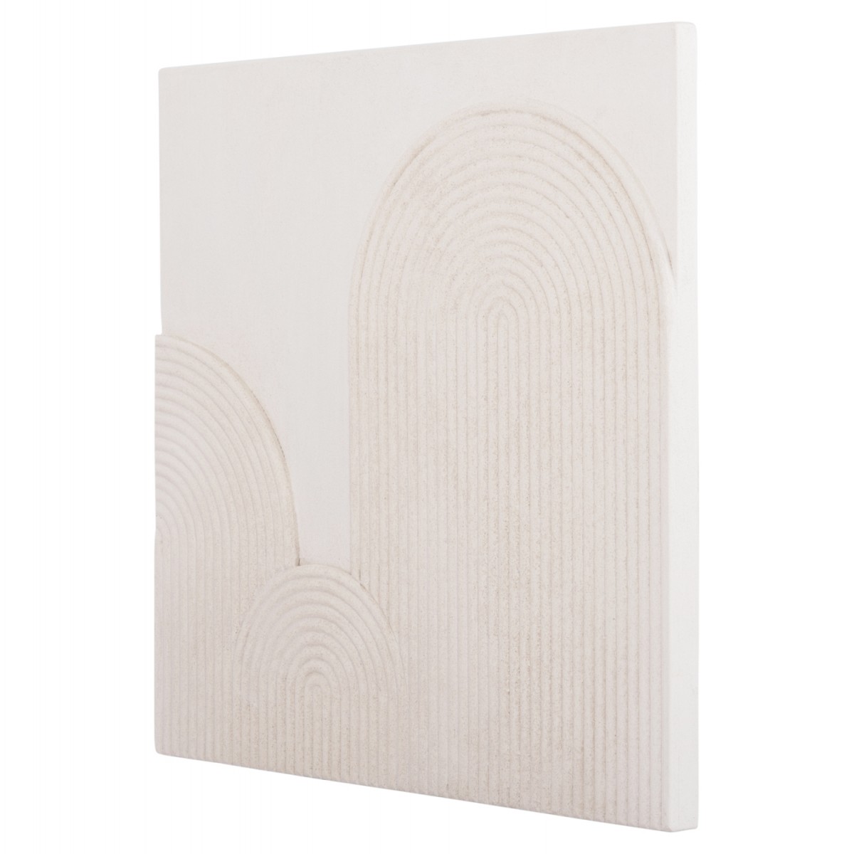 ΠΙΝΑΚΑΣ ΤΕΤΡΑΓΩΝΟΣ ΣΕΙΡΑ SANTORINI HM4517 MDF ΣΕ ΥΠΟΛΕΥΚΟ ΧΡΩΜΑ 80x4,5(πάχος)x80Υεκ.