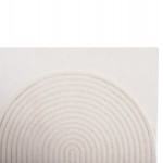 ΠΙΝΑΚΑΣ ΤΕΤΡΑΓΩΝΟΣ ΣΕΙΡΑ SANTORINI HM4517 MDF ΣΕ ΥΠΟΛΕΥΚΟ ΧΡΩΜΑ 80x4,5(πάχος)x80Υεκ.