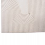 ΠΙΝΑΚΑΣ ΤΕΤΡΑΓΩΝΟΣ ΣΕΙΡΑ SANTORINI HM4517 MDF ΣΕ ΥΠΟΛΕΥΚΟ ΧΡΩΜΑ 80x4,5(πάχος)x80Υεκ.