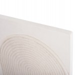 ΠΙΝΑΚΑΣ ΤΕΤΡΑΓΩΝΟΣ ΣΕΙΡΑ SANTORINI HM4517 MDF ΣΕ ΥΠΟΛΕΥΚΟ ΧΡΩΜΑ 80x4,5(πάχος)x80Υεκ.