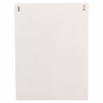 ΠΙΝΑΚΑΣ ΟΡΘΟΓΩΝΙΟΣ ΣΕΙΡΑ SANTORINI HM4518 MDF ΣΕ ΥΠΟΛΕΥΚΟ ΧΡΩΜΑ 60x4(πάχος)x80Υεκ.