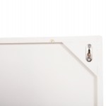 ΠΙΝΑΚΑΣ ΤΕΤΡΑΓΩΝΟΣ ΣΕΙΡΑ SANTORINI HM4519 MDF ΣΕ ΥΠΟΛΕΥΚΟ-ΚΑΦΕ ΧΡΩΜΑ 80x4(πάχος)x80Υεκ.