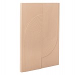 ΠΙΝΑΚΑΣ ΟΡΘΟΓΩΝΙΟΣ ΣΕΙΡΑ SANTORINI HM4521 MDF ΣΕ ΜΠΕΖ ΧΡΩΜΑ 60x4(πάχος)x80Υεκ.