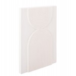 ΠΙΝΑΚΑΣ ΟΡΘΟΓΩΝΙΟΣ ΣΕΙΡΑ SANTORINI HM4523 MDF ΣΕ ΥΠΟΛΕΥΚΟ ΧΡΩΜΑ 60x4(πάχος)x80Υεκ.