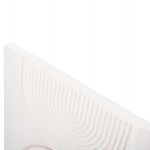 ΠΙΝΑΚΑΣ ΟΡΘΟΓΩΝΙΟΣ ΣΕΙΡΑ SANTORINI HM4523 MDF ΣΕ ΥΠΟΛΕΥΚΟ ΧΡΩΜΑ 60x4(πάχος)x80Υεκ.