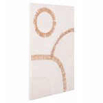 ΠΙΝΑΚΑΣ ΟΡΘΟΓΩΝΙΟΣ ΣΕΙΡΑ SANTORINI HM4531 MDF ΥΠΟΛΕΥΚΟ-ΔΙΑΚΟΣΜΗΣΗ ΜΠΕΖ 80x4,5(πάχος)x120Υεκ.