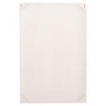 ΠΙΝΑΚΑΣ ΟΡΘΟΓΩΝΙΟΣ ΣΕΙΡΑ SANTORINI HM4531 MDF ΥΠΟΛΕΥΚΟ-ΔΙΑΚΟΣΜΗΣΗ ΜΠΕΖ 80x4,5(πάχος)x120Υεκ.