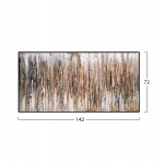 ΠΙΝΑΚΑΣ ΤΟΙΧΟΥ SEDIMENT HM4574.01 ΜΕ ΚΟΡΝΙΖΑ ΜΑΥΡΗ-ΚΑΜΒΑΣ 142x4.5x72Υεκ