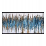 ΠΙΝΑΚΑΣ ΤΟΙΧΟΥ SEDIMENT (ΜΠΛΕ) HM4574.02 ΜΕ ΚΟΡΝΙΖΑ ΜΑΥΡΗ-ΚΑΜΒΑΣ 142x4.5x72Υεκ