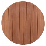 ΕΠΙΦΑΝΕΙΑ ΤΡΑΠΕΖΙΟΥ ΣΤΡΟΓΓΥΛΗ HM18132 ΞΥΛΟ TEAK--ΦΥΣΙΚΟ Φ60x4(πάχος)εκ.