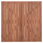 ΕΠΙΦΑΝΕΙΑ ΤΡΑΠΕΖΙΟΥ ΤΕΤΡΑΓΩΝΗ HM18136 ΞΥΛΟ TEAK--ΦΥΣΙΚΟ 70x70x4(πάχος)εκ.