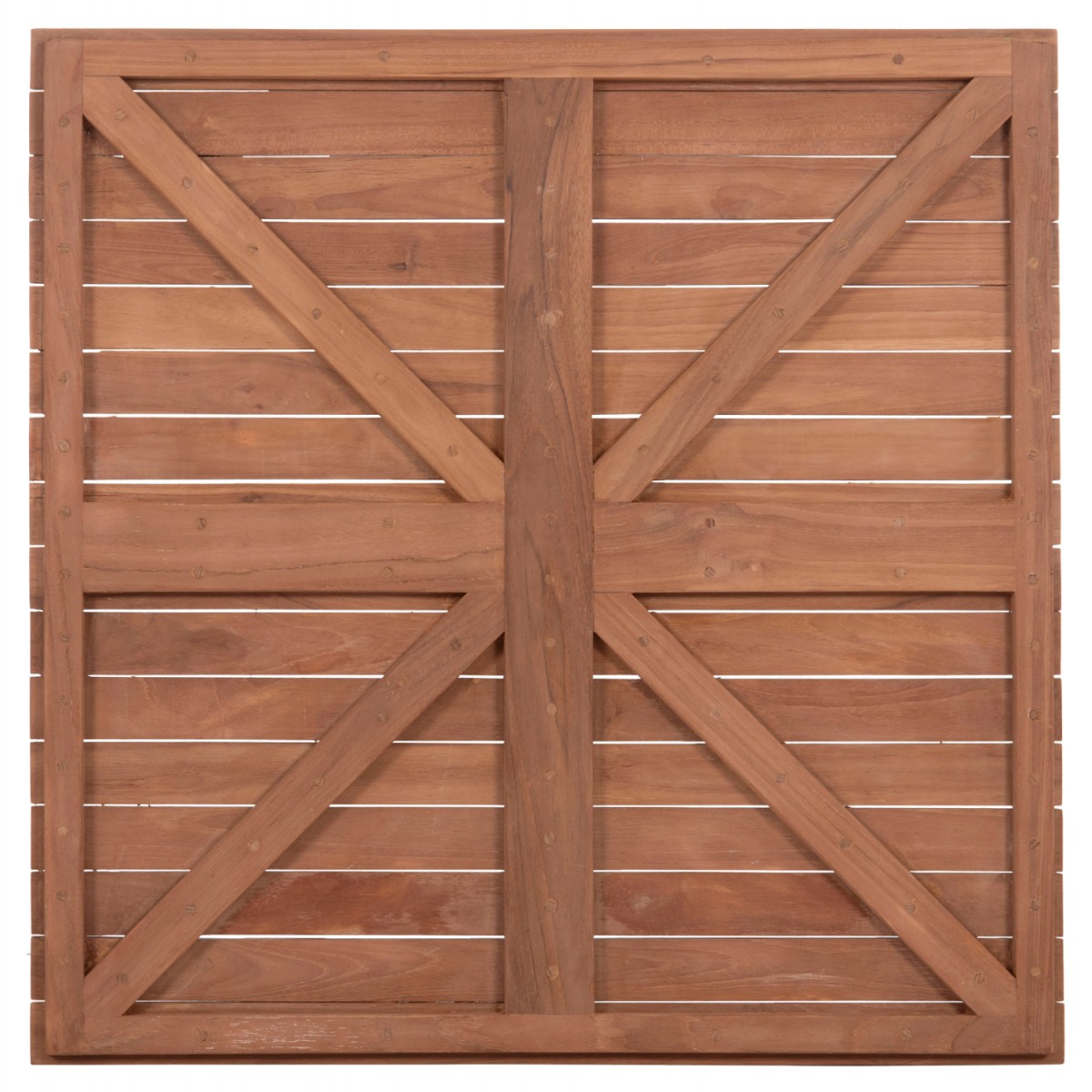 ΕΠΙΦΑΝΕΙΑ ΤΡΑΠΕΖΙΟΥ ΤΕΤΡΑΓΩΝΗ HM18137 ΞΥΛΟ TEAK--ΦΥΣΙΚΟ 80x80x4(πάχος)εκ.