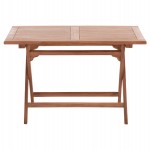 ΤΡΑΠΕΖΙ ΠΤΥΣΣΟΜΕΝΟ ΟΡΘΟΓΩΝΙΟ ERIS HM18117 ΞΥΛΟ TEAK--ΦΥΣΙΚΟ 120x70x76Υεκ.