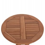ΤΡΑΠΕΖΙ ΣΚΗΝΟΘΕΤΗ ΣΤΡΟΓΓΥΛΟ ERIS HM18119 ΞΥΛΟ TEAK--ΦΥΣΙΚΟ Φ60x75Υεκ.