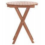 ΤΡΑΠΕΖΙ ΣΚΗΝΟΘΕΤΗ ΣΤΡΟΓΓΥΛΟ HEIDEL HM18120 ΞΥΛΟ TEAK--ΦΥΣΙΚΟ Φ60x75Υεκ.