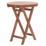 ΤΡΑΠΕΖΙ ΣΚΗΝΟΘΕΤΗ ΣΤΡΟΓΓΥΛΟ HEIDEL HM18120 ΞΥΛΟ TEAK--ΦΥΣΙΚΟ Φ60x75Υεκ.