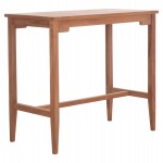 ΤΡΑΠΕΖΙ ΜΠΑΡ CRANSTON HM18111 ΞΥΛΟ ΤΕΑΚ--ΦΥΣΙΚΟ ΧΡΩΜΑ 120x60x105Υεκ.