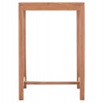 ΤΡΑΠΕΖΙ ΜΠΑΡ ΤΕΤΡΑΓΩΝΟ PRESSCOT HM18113 ΞΥΛΟ TEAK ΣΕ ΦΥΣΙΚΟ 70x70x105Υεκ.