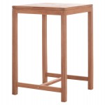 ΤΡΑΠΕΖΙ ΜΠΑΡ ΤΕΤΡΑΓΩΝΟ PRESSCOT HM18113 ΞΥΛΟ TEAK ΣΕ ΦΥΣΙΚΟ 70x70x105Υεκ.