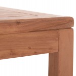 ΤΡΑΠΕΖΙ ΜΠΑΡ ΤΕΤΡΑΓΩΝΟ PRESSCOT HM18113 ΞΥΛΟ TEAK ΣΕ ΦΥΣΙΚΟ 70x70x105Υεκ.