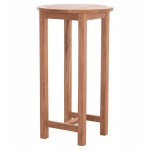 ΤΡΑΠΕΖΙ/ΣΤΑΝΤ ΜΠΑΡ ΣΤΡΟΓΓΥΛΟ PRESSCOT HM18114 ΞΥΛΟ TEAK--ΦΥΣΙΚΟ Φ60x105Υεκ.