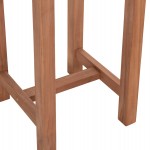 ΤΡΑΠΕΖΙ/ΣΤΑΝΤ ΜΠΑΡ ΣΤΡΟΓΓΥΛΟ PRESSCOT HM18114 ΞΥΛΟ TEAK--ΦΥΣΙΚΟ Φ60x105Υεκ.