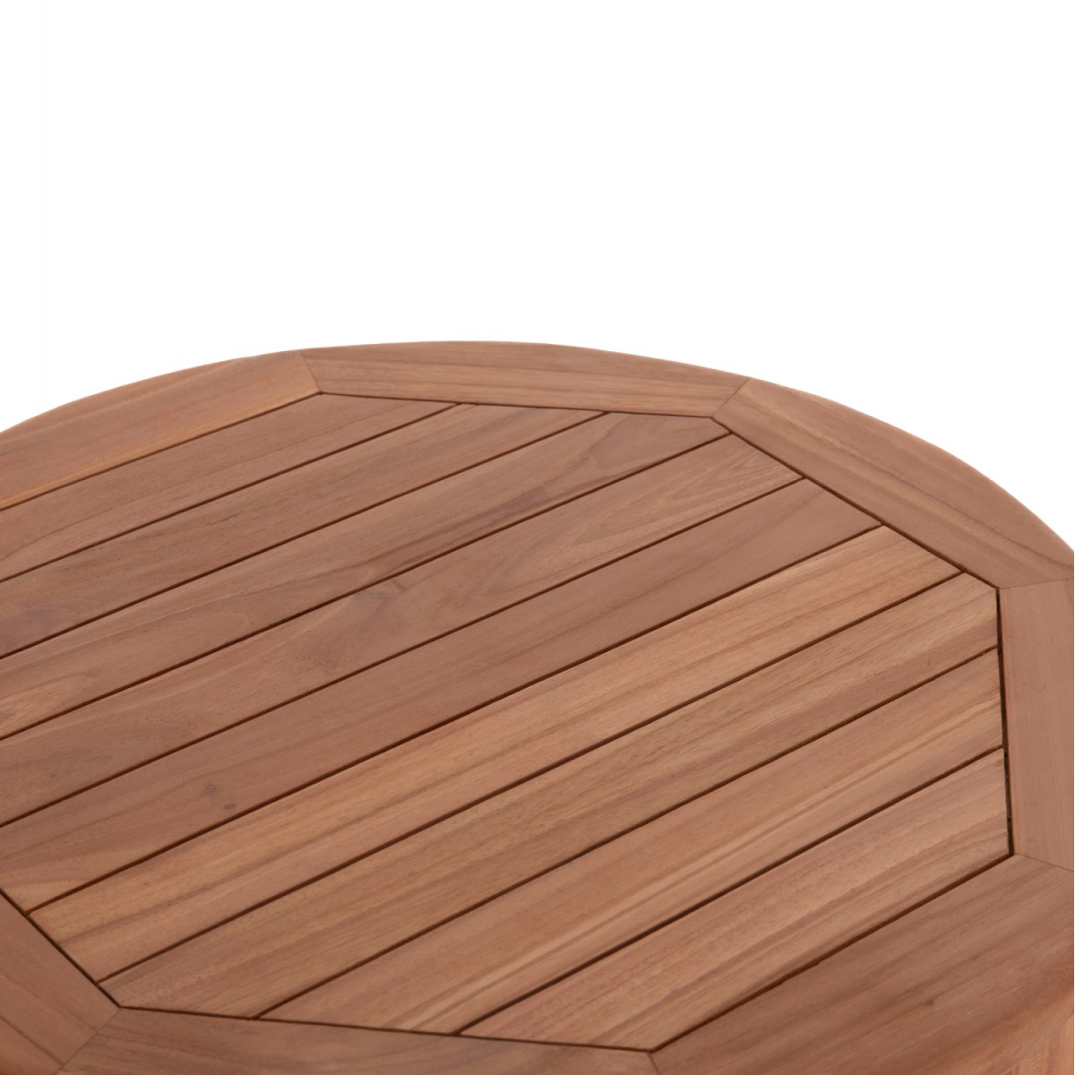 ΤΡΑΠΕΖΙ/ΣΤΑΝΤ ΜΠΑΡ ΣΤΡΟΓΓΥΛΟ PRESSCOT HM18114 ΞΥΛΟ TEAK--ΦΥΣΙΚΟ Φ60x105Υεκ.