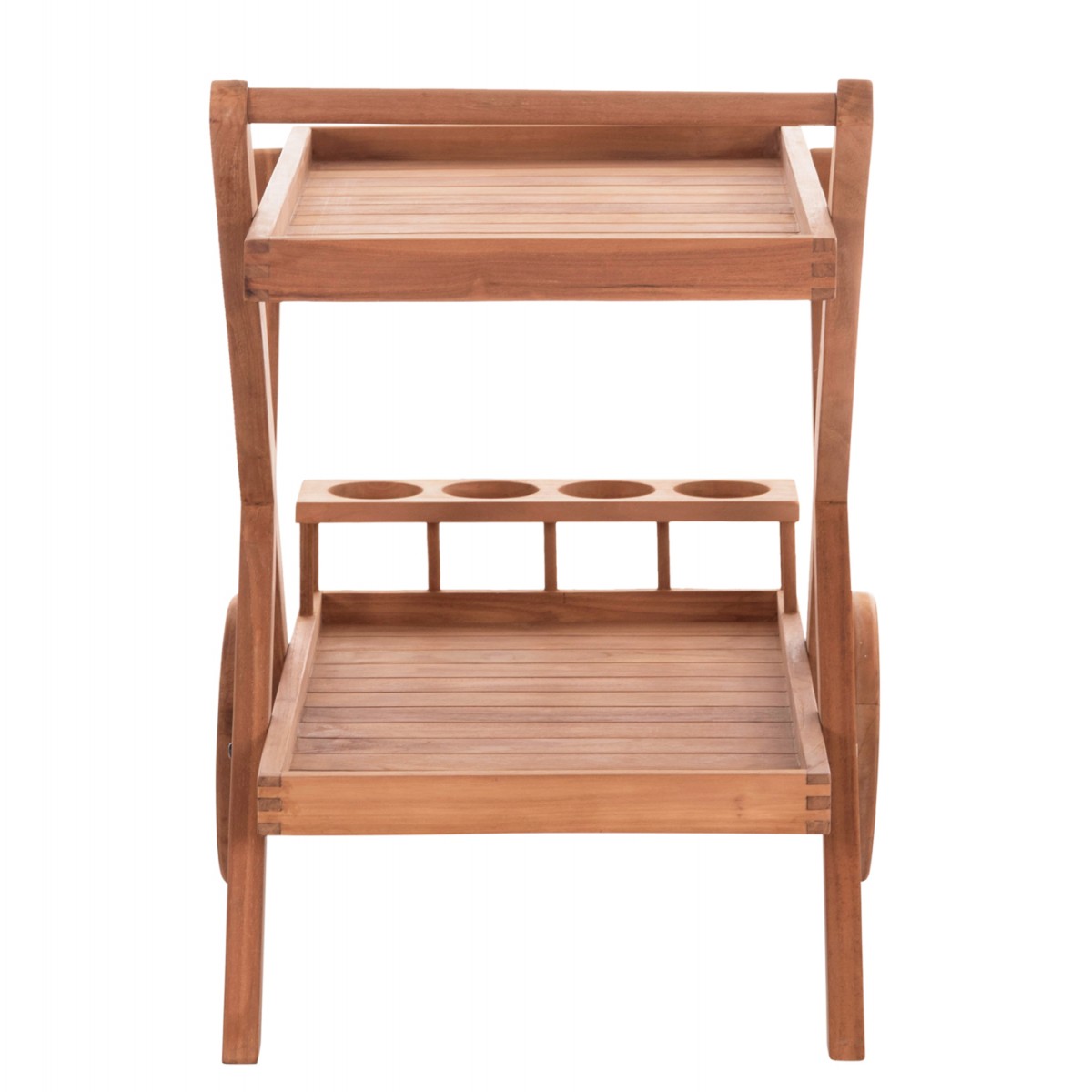 ΔΙΣΚΟΣ ΣΕΡΒΙΡΙΣΜΑΤΟΣ ΣΕ ΤΡΟΛΕΥ ALFRED HM4579 ΞΥΛΟ TEAK--ΦΥΣΙΚΟ 86x56x80Υεκ.