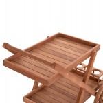 ΔΙΣΚΟΣ ΣΕΡΒΙΡΙΣΜΑΤΟΣ ΣΕ ΤΡΟΛΕΥ ALFRED HM4579 ΞΥΛΟ TEAK--ΦΥΣΙΚΟ 86x56x80Υεκ.