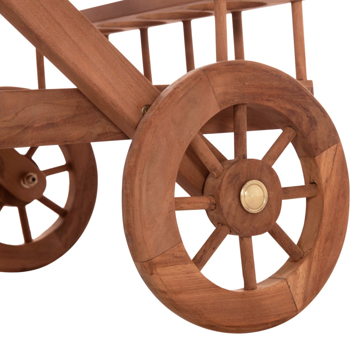 ΔΙΣΚΟΣ ΣΕΡΒΙΡΙΣΜΑΤΟΣ ΣΕ ΤΡΟΛΕΥ ALFRED HM4579 ΞΥΛΟ TEAK--ΦΥΣΙΚΟ 86x56x80Υεκ.