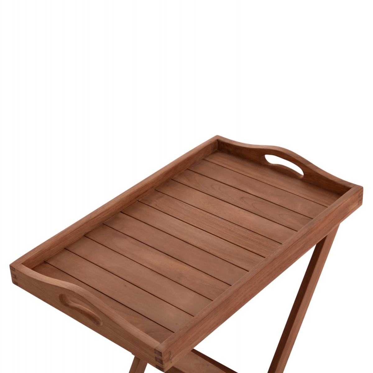 ΔΙΣΚΟΣ ΣΕΡΒΙΡΙΣΜΑΤΟΣ ΣΕ ΠΤΥΣΣΟΜΕΝΗ ΒΑΣΗ BARNABY HM4580 ΞΥΛΟ TEAK--ΦΥΣΙΚΟ 63x40x77Υεκ