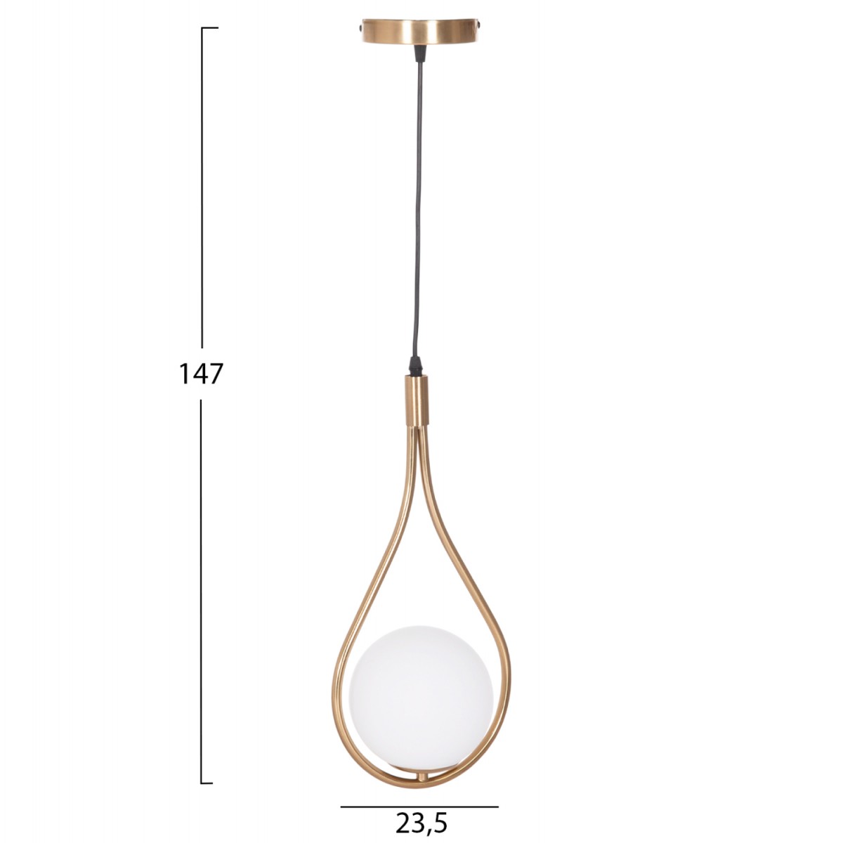 ΦΩΤΙΣΤΙΚΟ ΟΡΟΦΗΣ DROPLET HM7503.12 ΜΕΤΑΛΛΟ ΣΕ ΧΡΥΣΟ-ΛΕΥΚΟΣ ΓΛΟΜΠΟΣ 23,5x12x147Υεκ.