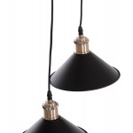 ΦΩΤΙΣΤΙΚΟ ΟΡΟΦΗΣ 2ΦΩΤΟ BELL HM7531.11 ΜΑΥΡΟ ΜΕΤΑΛΛΟ-ΧΑΛΚΙΝΟ ΝΤΟΥΙ Φ21,5x135Υεκ.