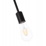 ΦΩΤΙΣΤΙΚΟ ΟΡΟΦΗΣ 4-ΦΩΤΟ LIGHTY HM7405.11 ΜΕΤΑΛΛΟ ΣΕ ΜΑΥΡΟ 57x5x52Υεκ.