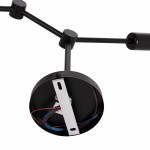 ΦΩΤΙΣΤΙΚΟ ΟΡΟΦΗΣ 4-ΦΩΤΟ LIGHTY HM7405.11 ΜΕΤΑΛΛΟ ΣΕ ΜΑΥΡΟ 57x5x52Υεκ.