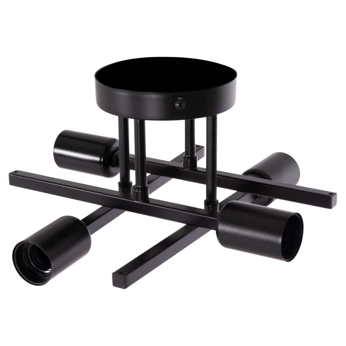 ΦΩΤΙΣΤΙΚΟ ΟΡΟΦΗΣ ΠΟΛΥΦΩΤΟ LIGHTY HM7428.11 ΜΕΤΑΛΛΟ ΣΕ ΜΑΥΡΟ 28x28x15Υεκ.