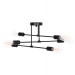 ΦΩΤΙΣΤΙΚΟ ΟΡΟΦΗΣ ΠΟΛΥΦΩΤΟ LIGHTY HM7427.11 ΜΕΤΑΛΛΟ ΣΕ ΜΑΥΡΟ 51x51x23Υεκ.