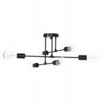 ΦΩΤΙΣΤΙΚΟ ΟΡΟΦΗΣ ΠΟΛΥΦΩΤΟ LIGHTY HM7427.11 ΜΕΤΑΛΛΟ ΣΕ ΜΑΥΡΟ 51x51x23Υεκ.