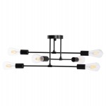 ΦΩΤΙΣΤΙΚΟ ΟΡΟΦΗΣ ΠΟΛΥΦΩΤΟ LIGHTY HM7427.11 ΜΕΤΑΛΛΟ ΣΕ ΜΑΥΡΟ 51x51x23Υεκ.