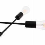 ΦΩΤΙΣΤΙΚΟ ΟΡΟΦΗΣ ΠΟΛΥΦΩΤΟ LIGHTY HM7427.11 ΜΕΤΑΛΛΟ ΣΕ ΜΑΥΡΟ 51x51x23Υεκ.