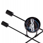 ΦΩΤΙΣΤΙΚΟ ΟΡΟΦΗΣ ΠΟΛΥΦΩΤΟ LIGHTY HM7427.11 ΜΕΤΑΛΛΟ ΣΕ ΜΑΥΡΟ 51x51x23Υεκ.