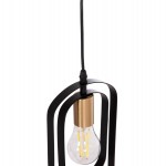 ΦΩΤΙΣΤΙΚΟ ΟΡΟΦΗΣ ΚΡΕΜΑΣΤΟ BIUT HM7537.11 ΜΑΥΡΟ ΜΕΤΑΛΛΟ-ΧΡΥΣΟ ΝΤΟΥΙ 15,5x4x130Υεκ.